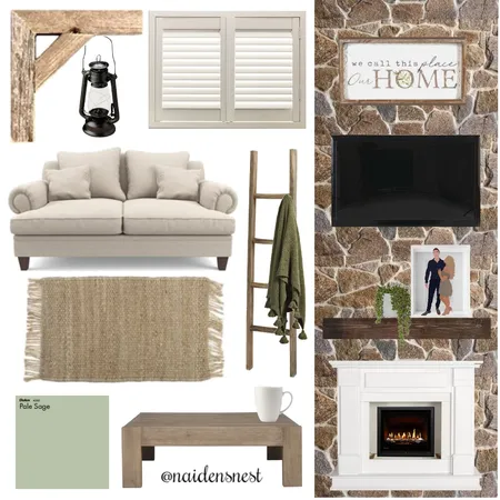 Living area Interior Design Mood Board by NAIDEN on Style Sourcebook