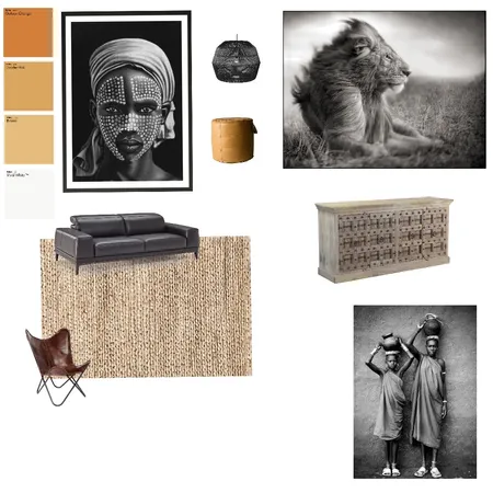 Modern tribal Interior Design Mood Board by Donnacrilly on Style Sourcebook