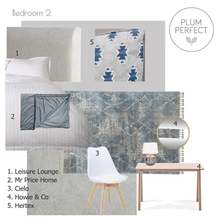 10 Lake Cypress - Bedroom 2 Interior Design Mood Board by plumperfectinteriors on Style Sourcebook