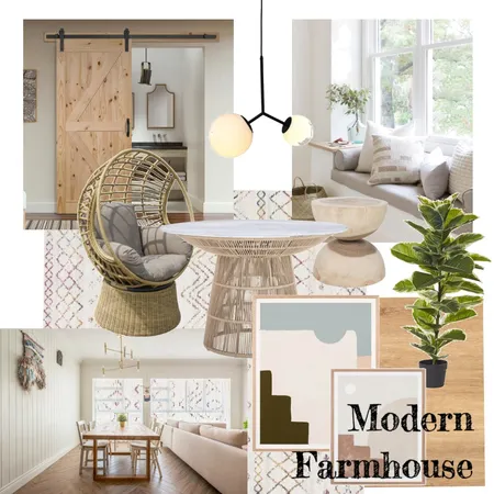 Modern Farmhouse Interior Design Mood Board by JessN on Style Sourcebook