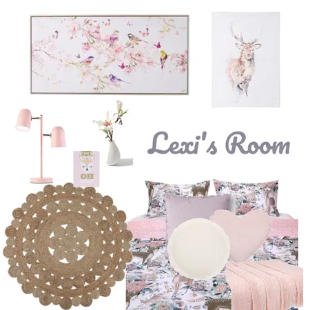 Bowen Project Lexi's Room Interior Design Mood Board by taralouiseinteriors on Style Sourcebook