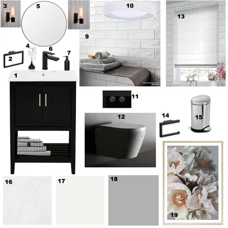 W.C sampleboard Interior Design Mood Board by Purvi on Style Sourcebook