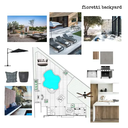 Fioretti backyard Interior Design Mood Board by letidesign on Style Sourcebook
