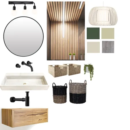 Family bathroom Interior Design Mood Board by Cinnamon Space Designs on Style Sourcebook