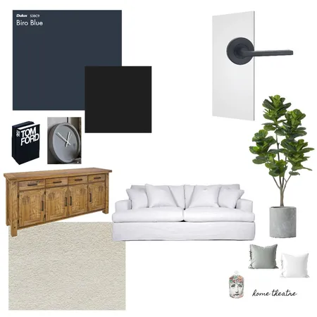 Home Theatre Interior Design Mood Board by OneTen on Style Sourcebook
