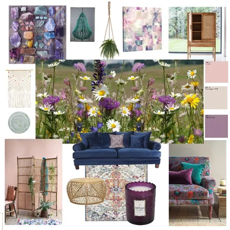 Purplebohemian Interior Design Mood Board by Donnacrilly on Style Sourcebook