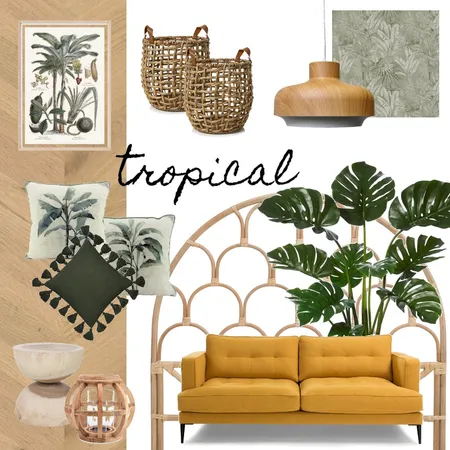 tropical Interior Design Mood Board by hisa_ribeiro on Style Sourcebook