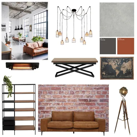 Industrial Interior Design Mood Board by chloejane on Style Sourcebook