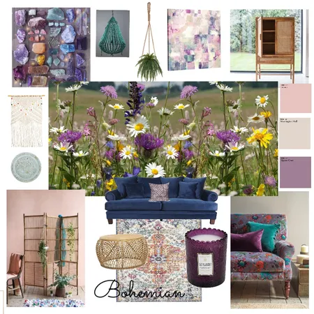 Purplebohemian Interior Design Mood Board by Donnacrilly on Style Sourcebook