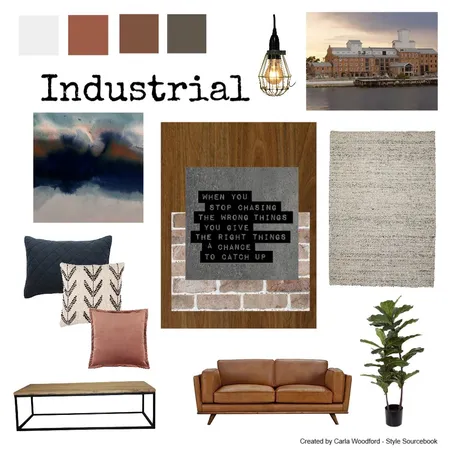 Industrial Warmth Interior Design Mood Board by carla.woodford@me.com on Style Sourcebook