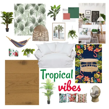 Tropical vibes Interior Design Mood Board by sryan on Style Sourcebook