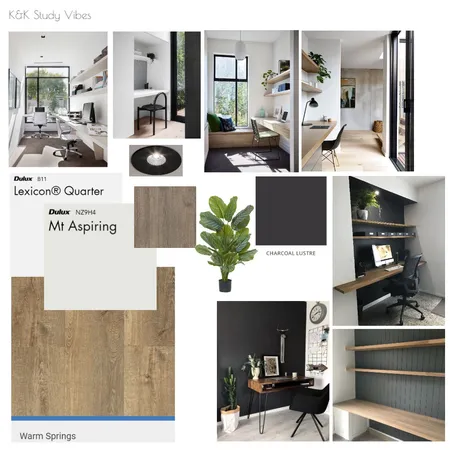 K&K study Interior Design Mood Board by klaudiamj on Style Sourcebook