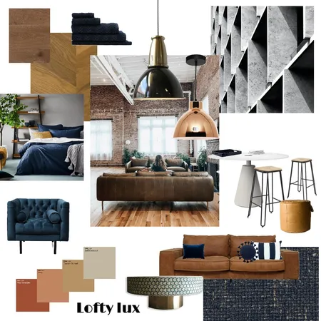 Industrial Moodboard Interior Design Mood Board by Claudia Anisse on Style Sourcebook