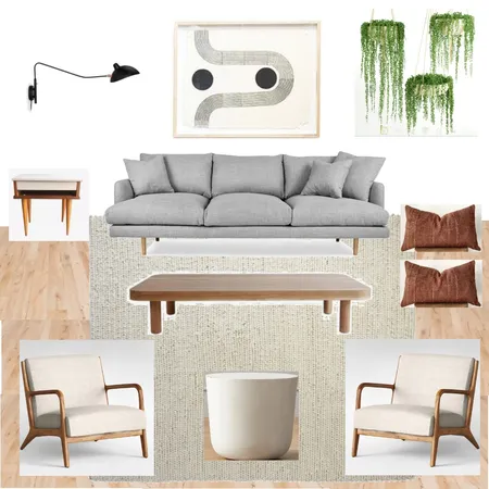 living room - coffee table with grey sofa Interior Design Mood Board by Annacoryn on Style Sourcebook