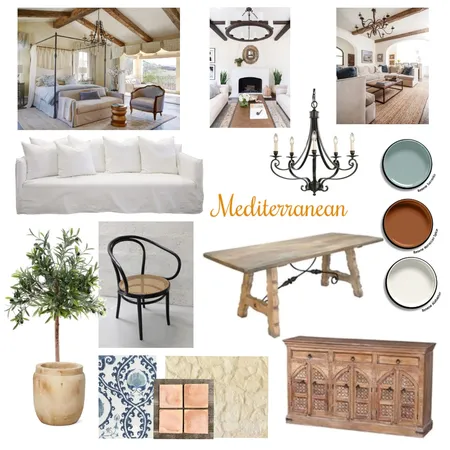 Mediterranean Interior Design Mood Board by Marina Yates on Style Sourcebook