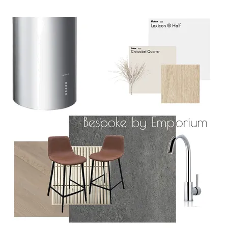 Soft Oak with White & Charcoal Accents Interior Design Mood Board by Bespoke by Emporium Design on Style Sourcebook
