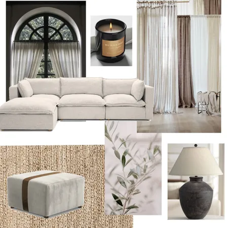 Lounge Black and Beige Interior Design Mood Board by BrookeeeMD on Style Sourcebook