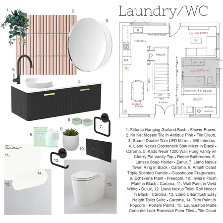 Mod9: Laundry/WC Interior Design Mood Board by taylawilliams on Style Sourcebook