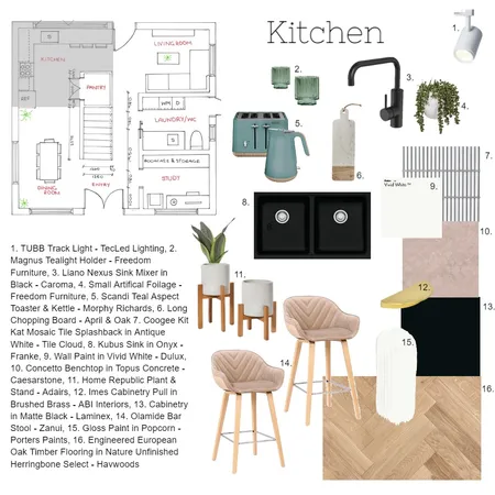 Mod9: Kitchen Interior Design Mood Board by taylawilliams on Style Sourcebook