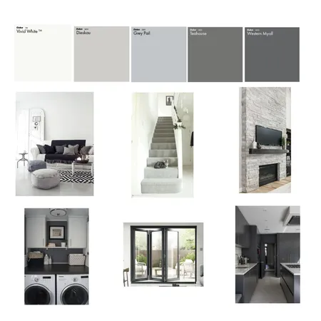 Acromatic Inspiration Interior Design Mood Board by ShieyaamAllie on Style Sourcebook