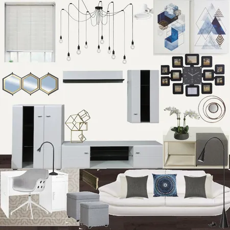 LIVING SPACE Interior Design Mood Board by RASHAD MOYASSER on Style Sourcebook