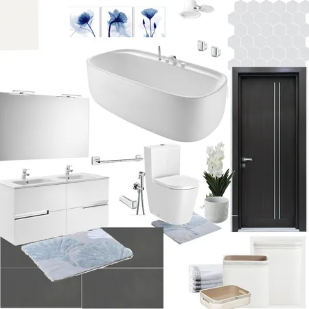 BATHROOM Interior Design Mood Board by RASHAD MOYASSER on Style Sourcebook