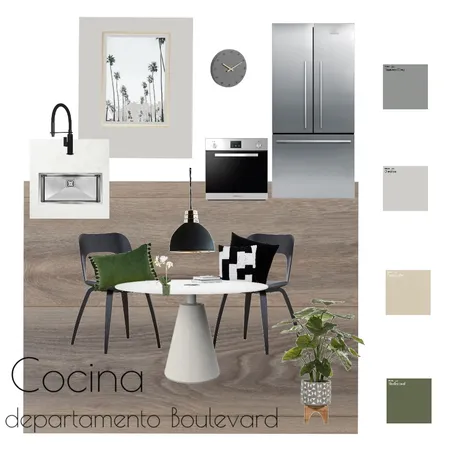 cocina Boulevard Interior Design Mood Board by alezorzut on Style Sourcebook