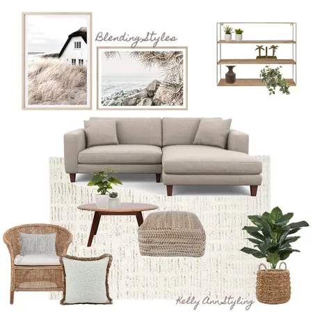 Blended Styles living room Interior Design Mood Board by Kelly on Style Sourcebook