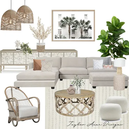 Coastal Boho Interior Design Mood Board by Taylor Estwick on Style Sourcebook