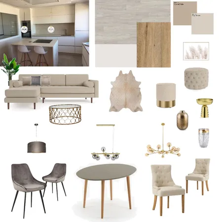 braun/beige/gold Interior Design Mood Board by Nikola on Style Sourcebook