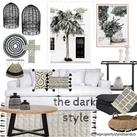 The Dark Style Interior Design Mood Board by The Property Stylists & Co on Style Sourcebook