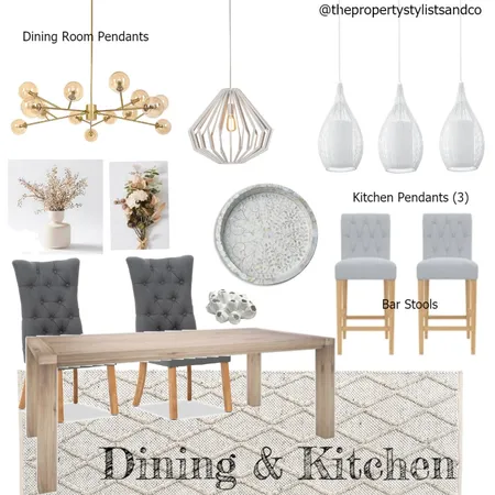 Dining & Kitchen- Evelyn and Daniel Interior Design Mood Board by The Property Stylists & Co on Style Sourcebook
