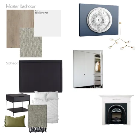 Master Bedroom Interior Design Mood Board by TiaNezeritis on Style Sourcebook