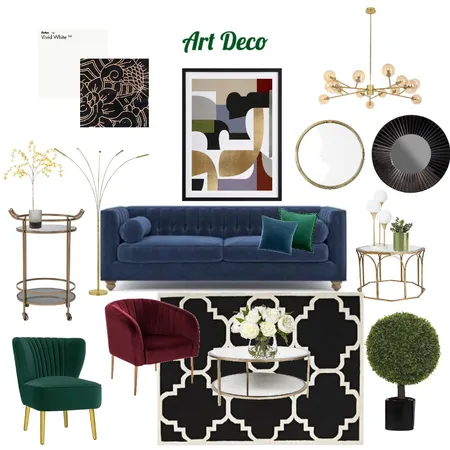 Art Deco Interior Design Mood Board by moniqueparryinteriors on Style Sourcebook