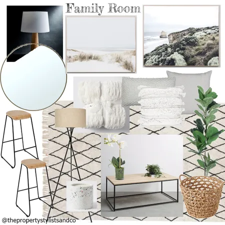Berwick Family Room Interior Design Mood Board by The Property Stylists & Co on Style Sourcebook