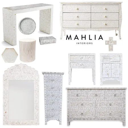 Mahlia white Interior Design Mood Board by Thediydecorator on Style Sourcebook