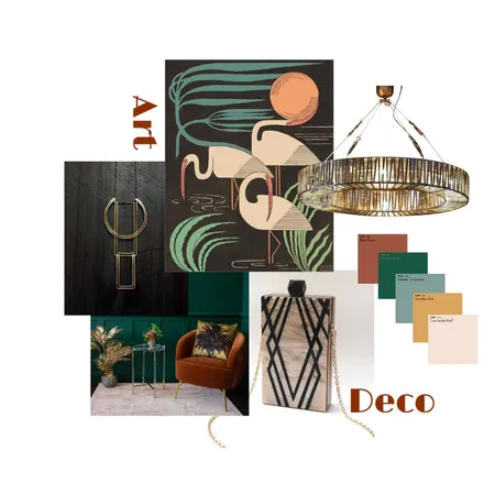 Art Deco Interior Design Mood Board by Bay House Projects on Style Sourcebook