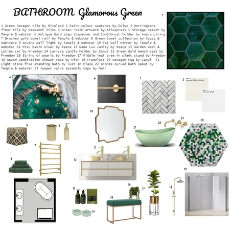 bathroom conversion Interior Design Mood Board by mjallen on Style Sourcebook