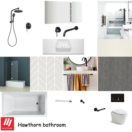 Hawthorn bathroom Interior Design Mood Board by MARS62 on Style Sourcebook