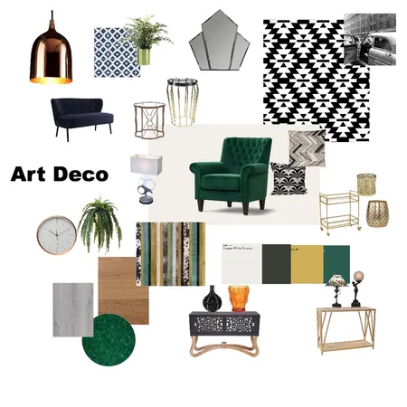 Renee 1 Art Deco Interior Design Mood Board by reneerenee on Style Sourcebook