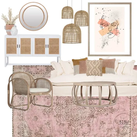 Oz Design, boho chic loungeroom Interior Design Mood Board by Sisu Styling on Style Sourcebook