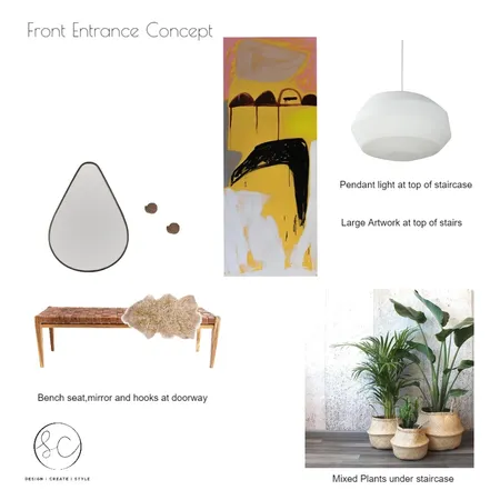 Front Entrance Concept Interior Design Mood Board by Sara Campbell on Style Sourcebook