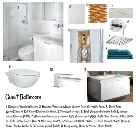 Mood board bathroom Interior Design Mood Board by Stephanievanbrakel on Style Sourcebook