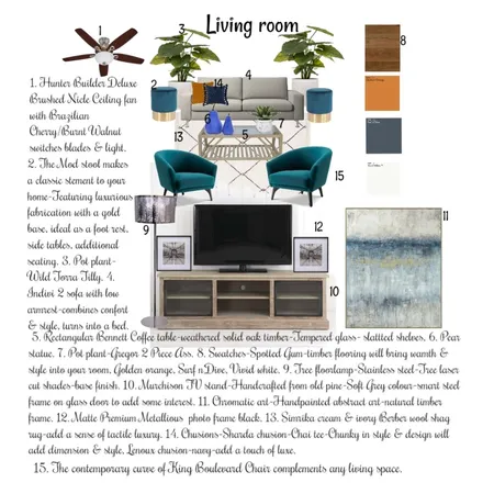 Mood board living room Interior Design Mood Board by Stephanievanbrakel on Style Sourcebook
