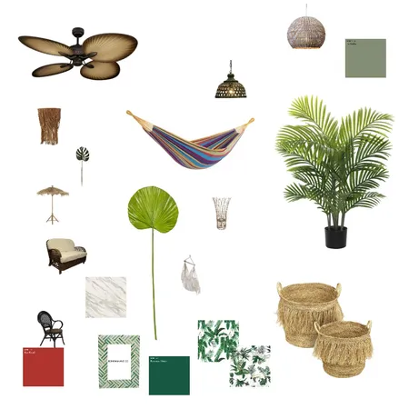 Tropical Interior Design Mood Board by XieD on Style Sourcebook