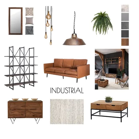INDUSTRIAL Interior Design Mood Board by AMAVI INTERIOR DESIGN on Style Sourcebook