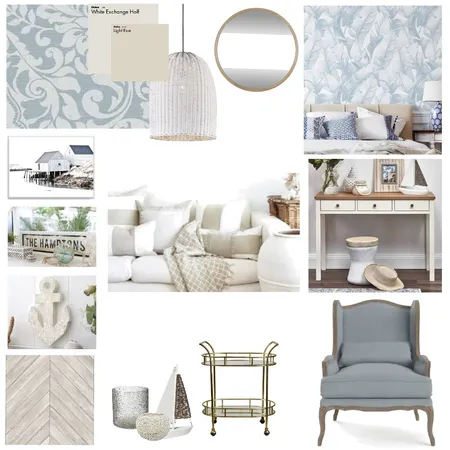 Hamptons Elegance Style Interior Design Mood Board by Linda Harris on Style Sourcebook