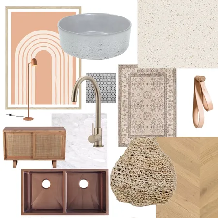 Boho Interior Design Mood Board by Elevated Spaces on Style Sourcebook