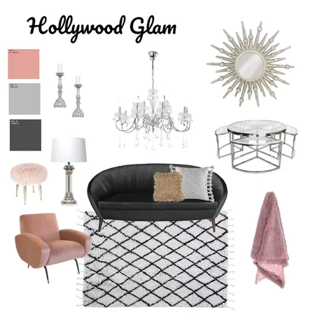 hollywood glam Interior Design Mood Board by nameduri97 on Style Sourcebook