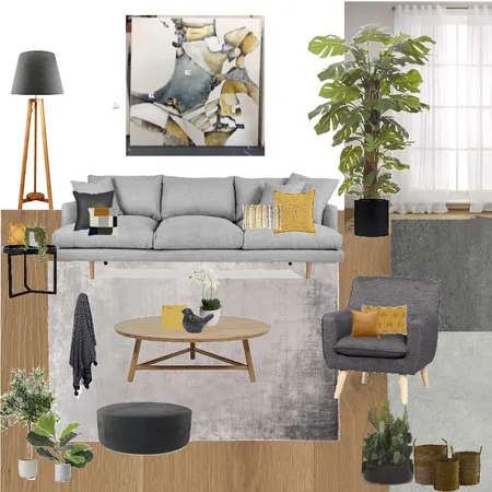 Mustard Living 3 Interior Design Mood Board by Ana Fellay on Style Sourcebook